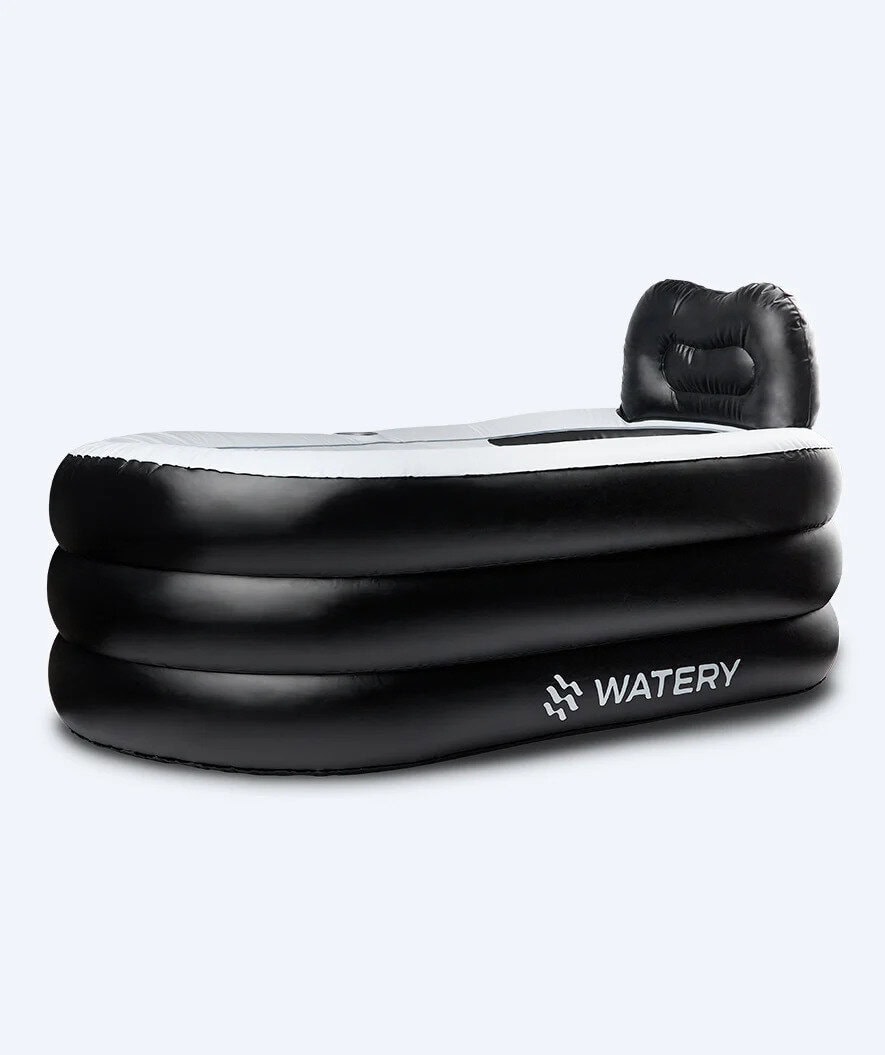 Watery aufblasbare Badewanne Seal-Real in Schwarz