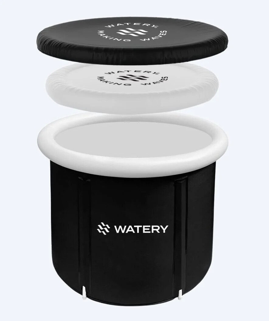 Produktbild des aufblasbaren Watery Eisbads - Hero - Schwarz